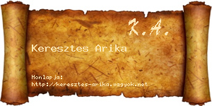 Keresztes Arika névjegykártya